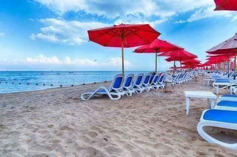 Chalet Porto South Beach - Beach Front Sea View Αΐν Σούχνα Εξωτερικό φωτογραφία